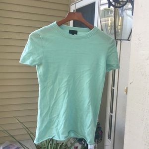 Mint Green J. Crew Italian Cashmere Shirt!