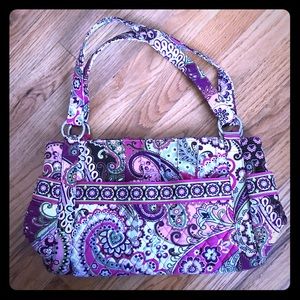 Vera Bradley Shoulder Bag Very Berry Paisley