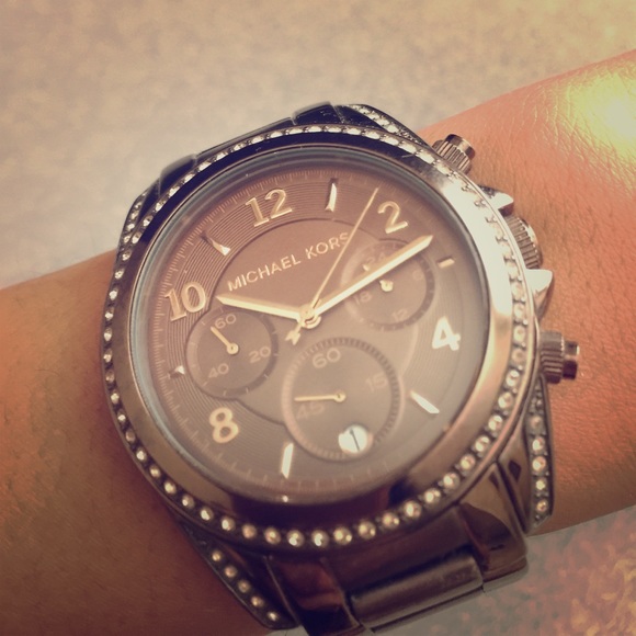 Michael Kors chocolate watch main image 4