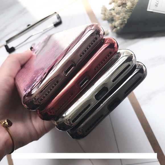 iPhone Red Bunny Glitter Case - Picture 4 of 5