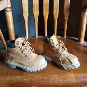 Timberland toddler boots, size 7