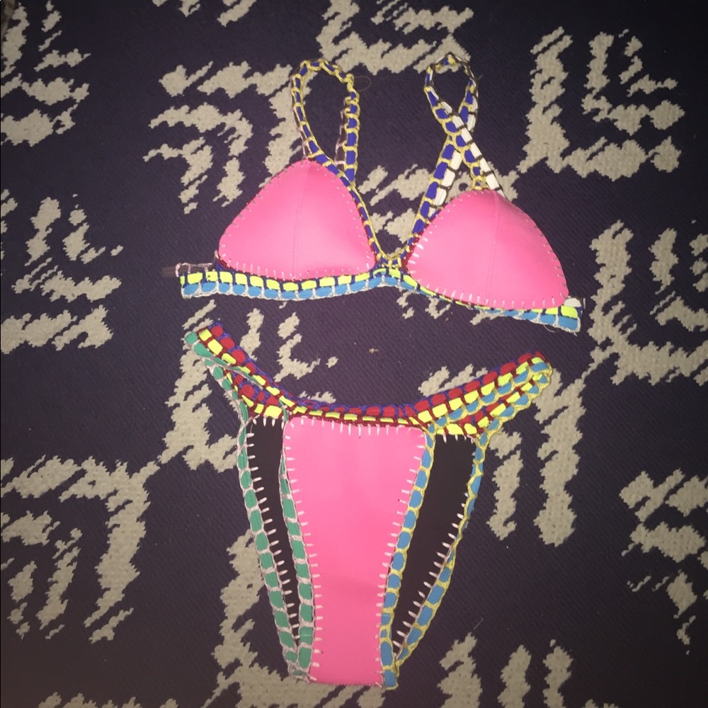 Beautiful pink bikini