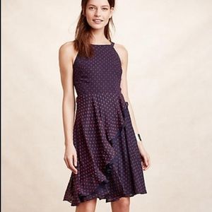 Eva Franco Ruffaled Clipdot Dress from Anthro