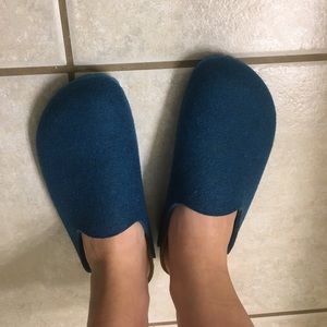 Birkenstock Amsterdam Wooly Blue