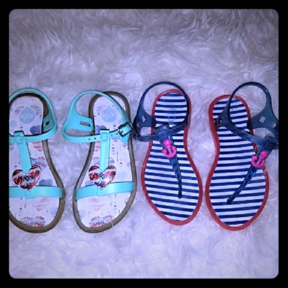Igor jelly sandals  bundle made in Spain