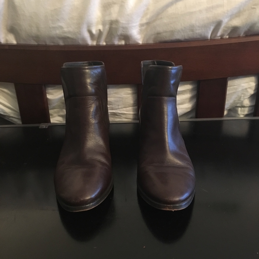 Michael Kors Leather Ankle Boots