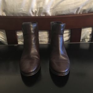 Michael Kors Leather Ankle Boots