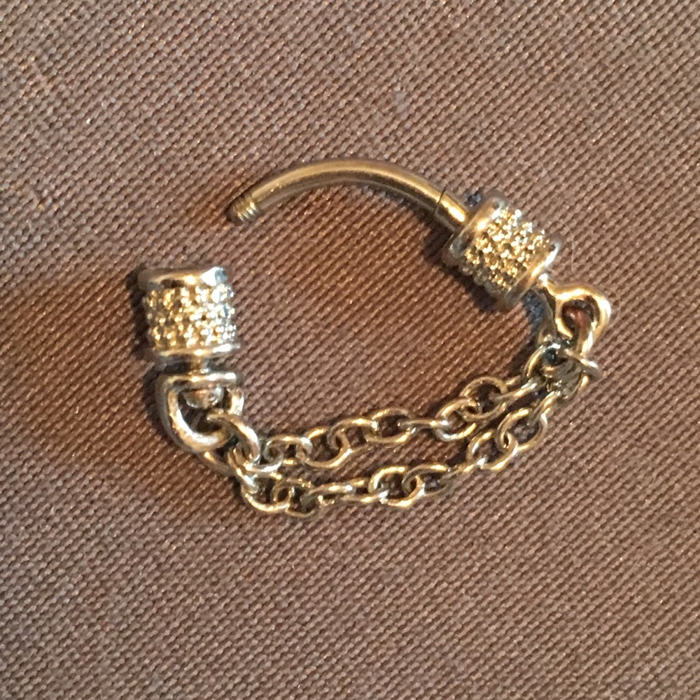 16 Gauge cartilage earring or septum ring