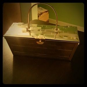 Vintage metal evening bag