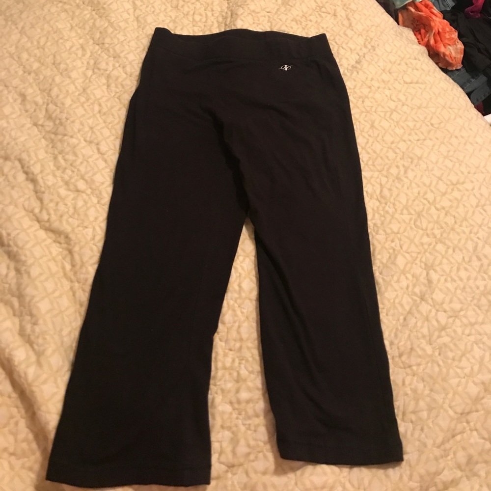 Nordic Track workout capris and a cute t-shirt