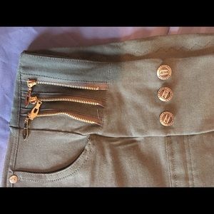 Olive Green Skinny Jeans