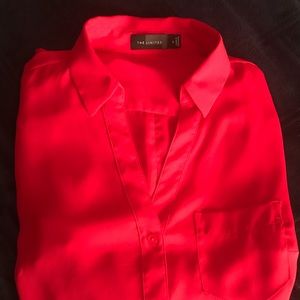 Gorgeous red dress-shirt