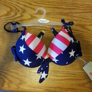 Yira patriotic bikini top
