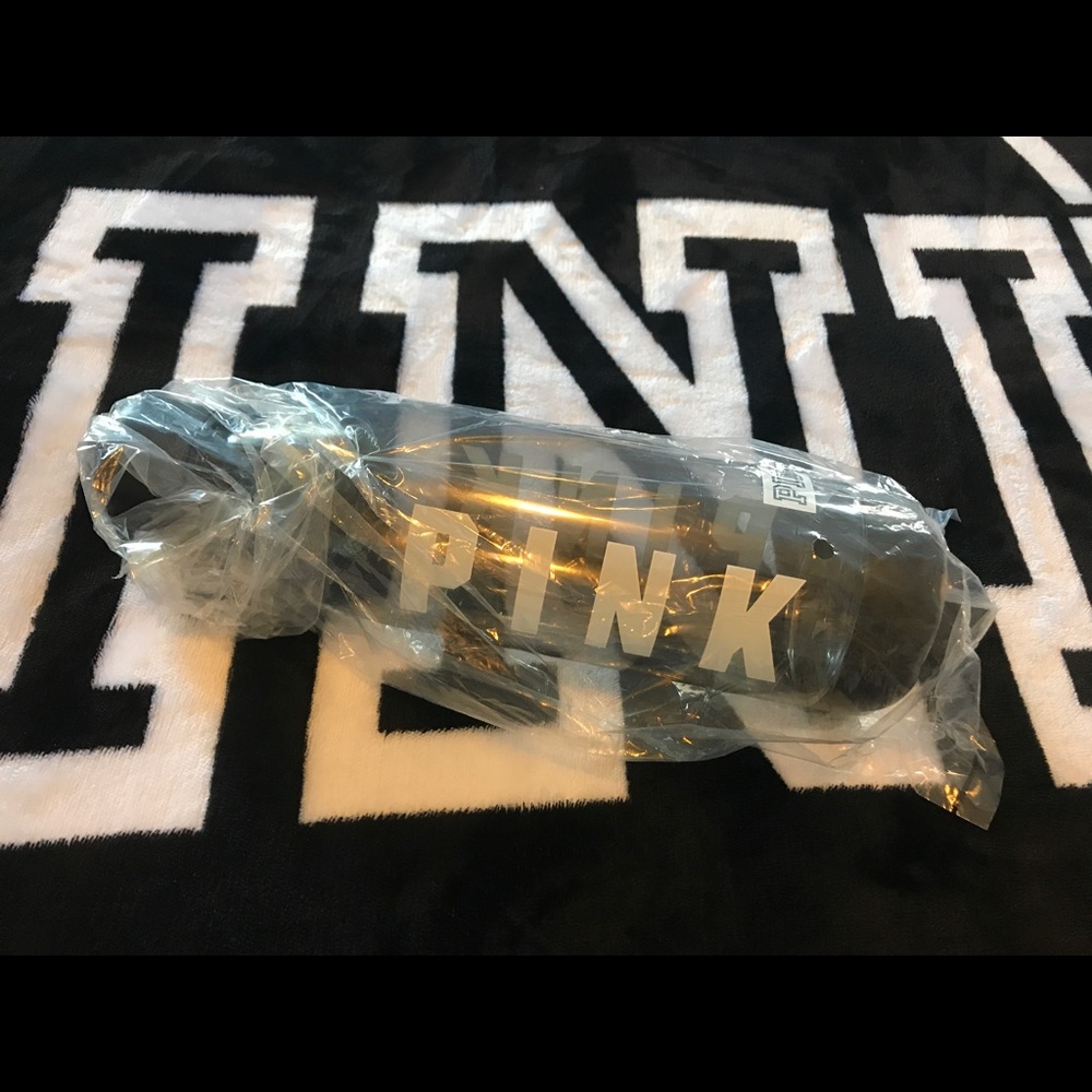 Vs pink water bottle