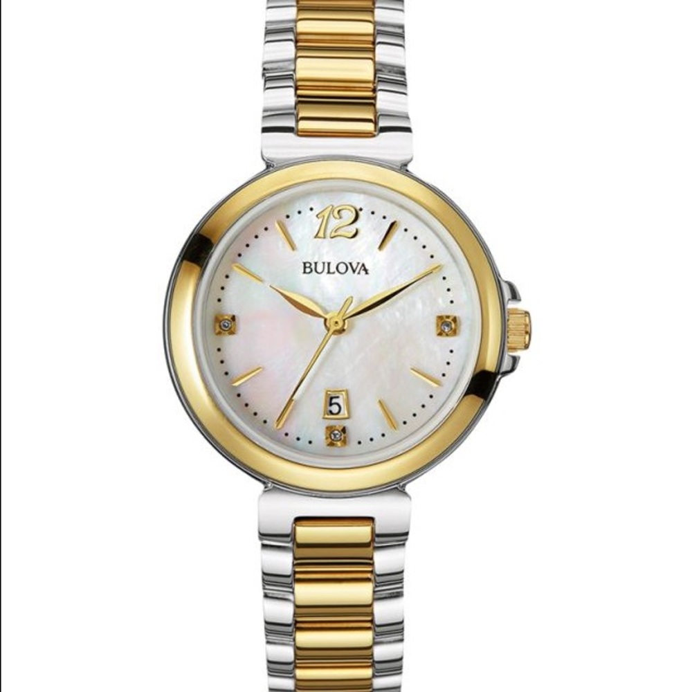 Bulova 98P142 Quartz Stainless Steel 30mm watch