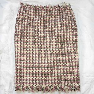 Karen Miller Tweed Pencil Skirt