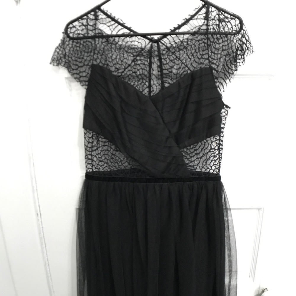 ASOS lace black dress