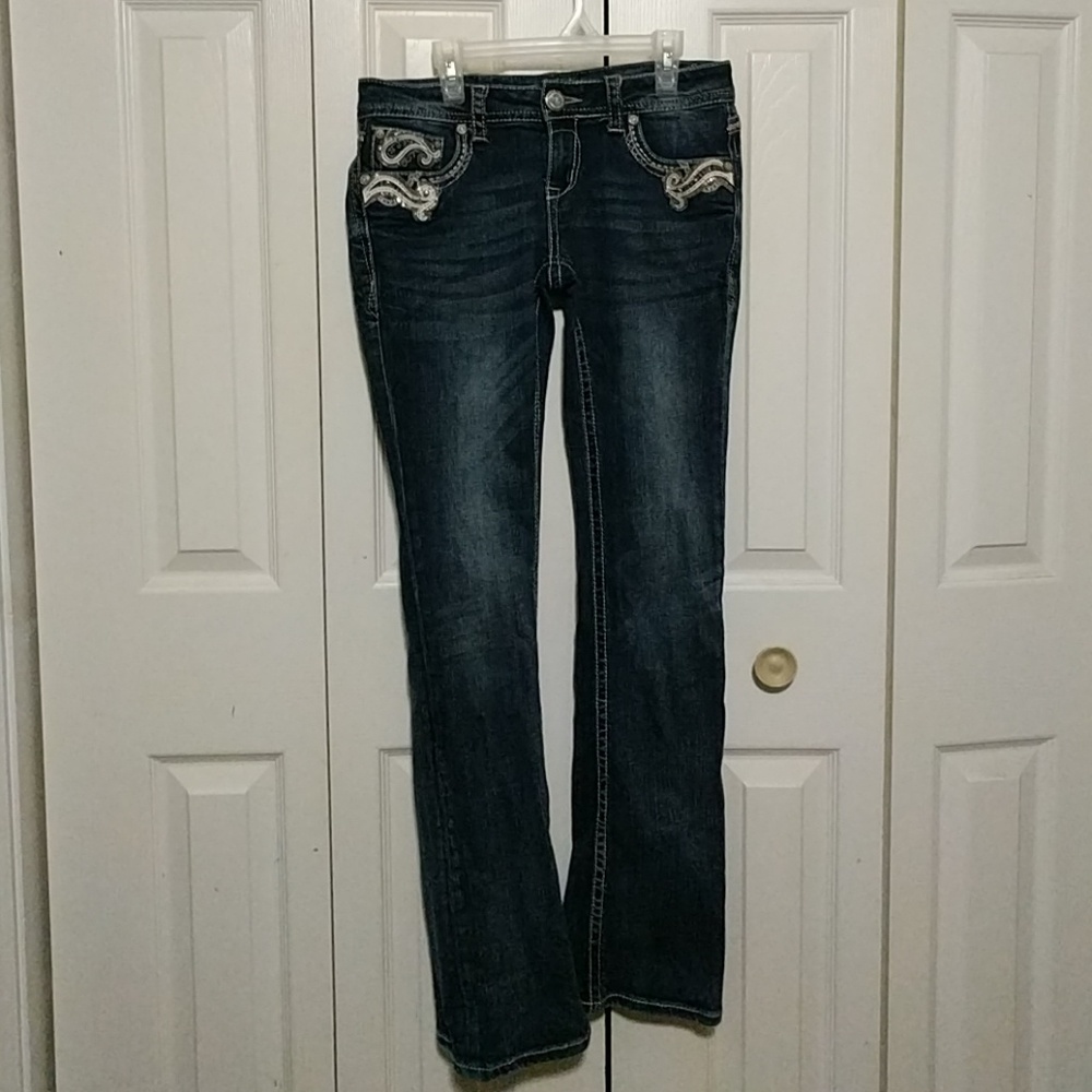 Grace In LA Embellished Jeans