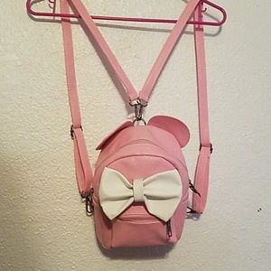 Minnie Mouse Leather Back Pack
