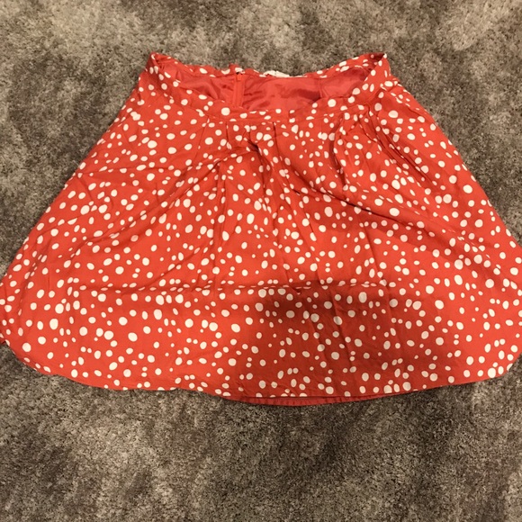 red polka dot skirt forever 21