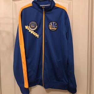 Golden state warriors zip up jacket