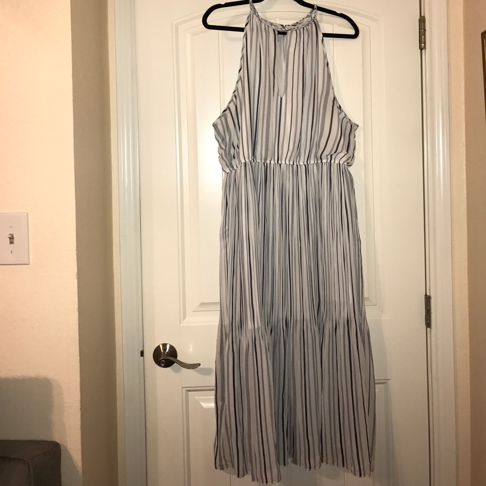 Pretty striped maxi dress