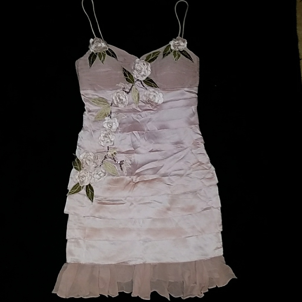 Sue Wong Nocturne Floral sequence dress