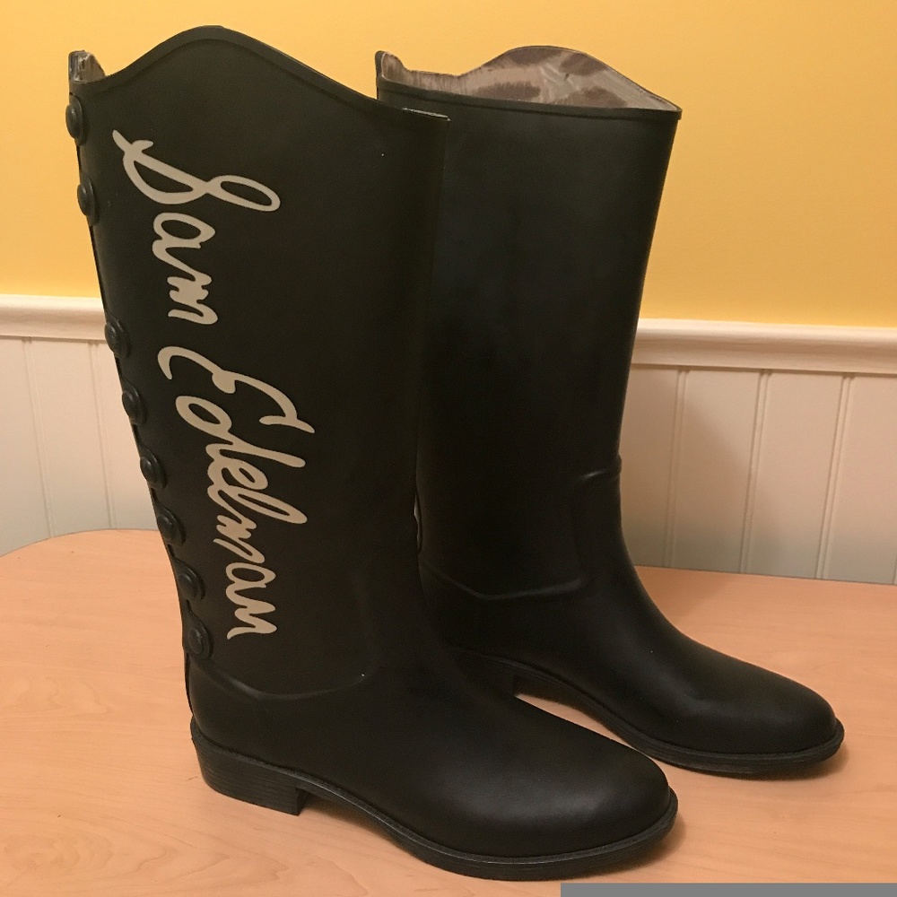 BRAND NEW SAM EDELMAN RAIN BOOTS SZ 10