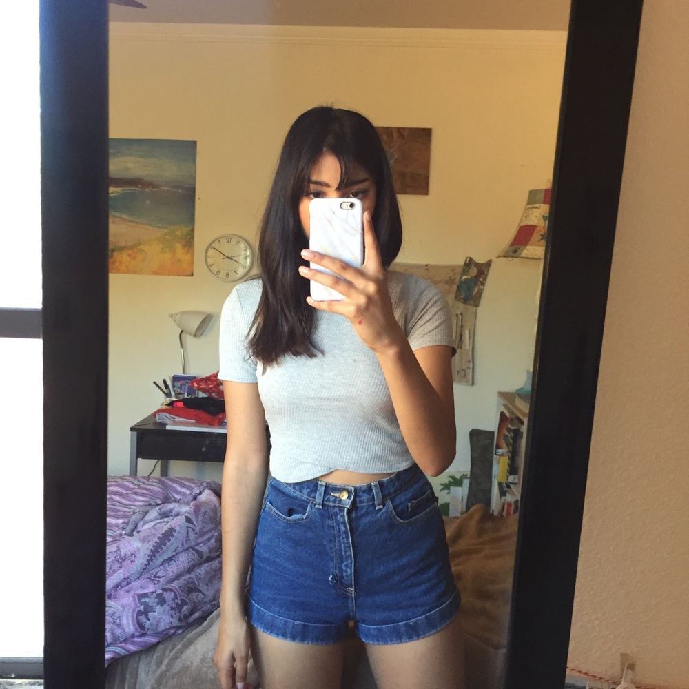 SALE - silence + noise crop top