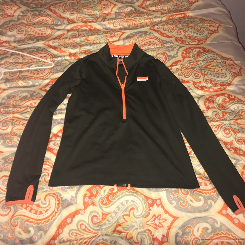 green and orange Pink jacket- size large