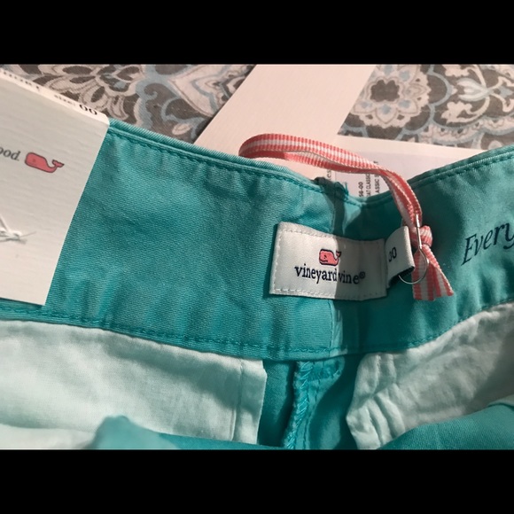 Vineyard Vines shorts Sz 00 new Aqua dayboat - Picture 2 of 4