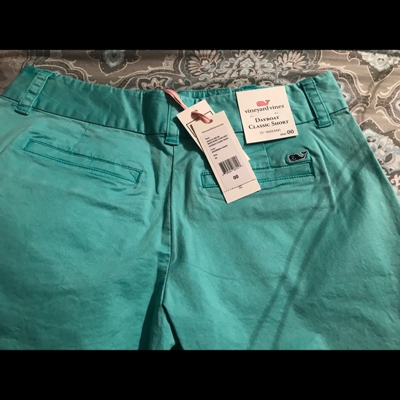 Vineyard Vines shorts Sz 00 new Aqua dayboat - Picture 4 of 4