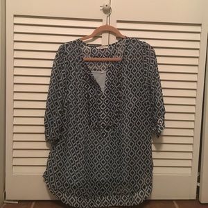 Flowy sheer top with tank