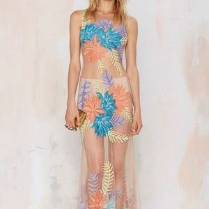 NWOT For Love & Lemons x Nasty Gal collab maxi