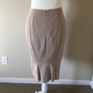 Ann Taylor Peplum Pencil Skirt - Size 0.