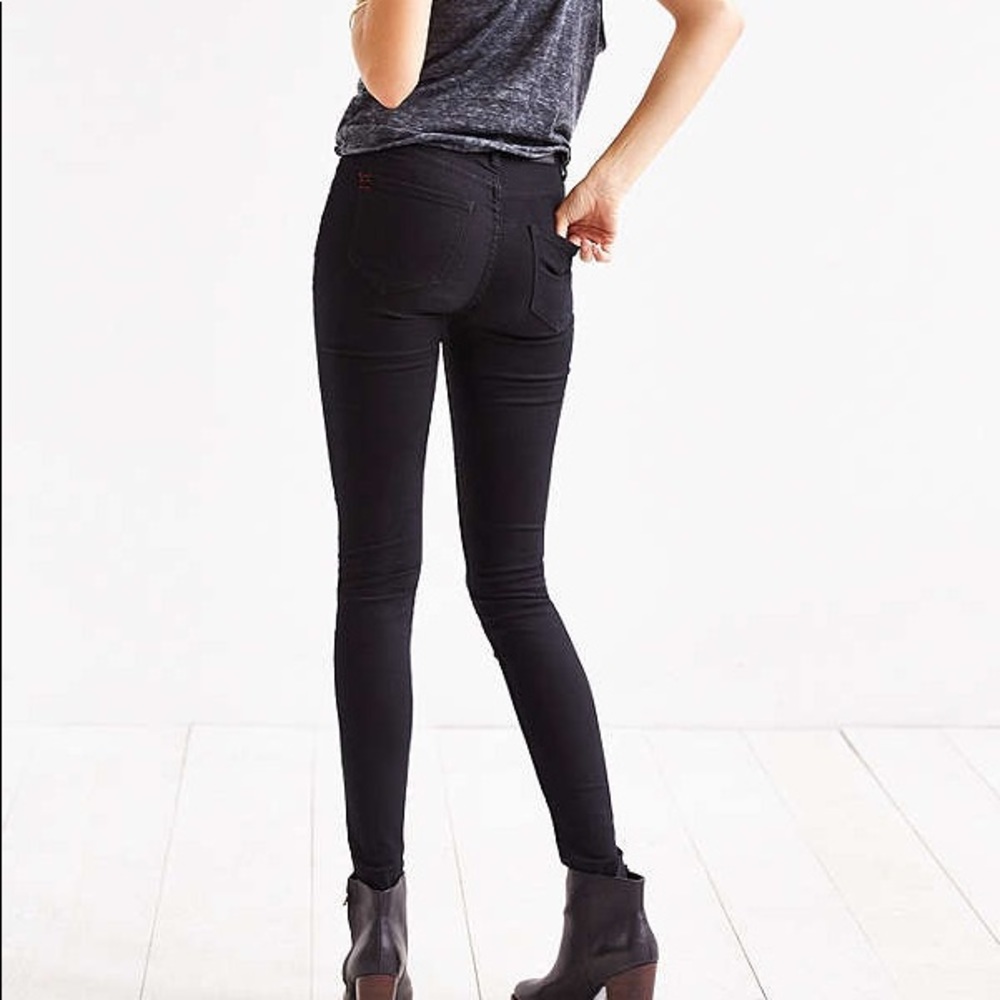 BDG high rise cigarette ankle jeans