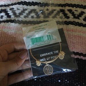 Alex and Ani "H" Bracelet