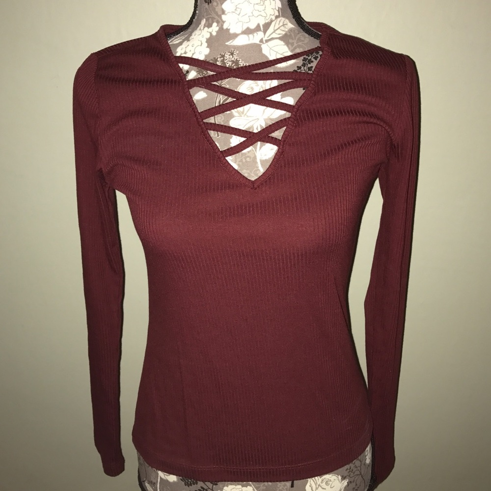 Maroon Top