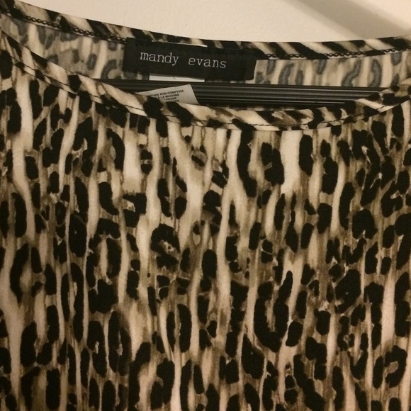 Cheetah print top - Picture 3 of 4