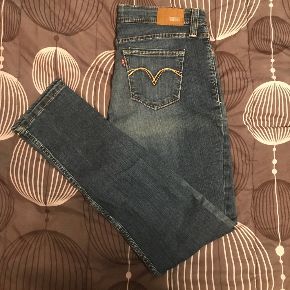 Levi's Demi Curve Low Rose Skinny jeans size 28