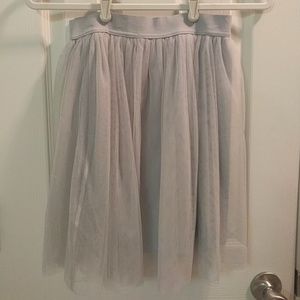 Lauren Conrad grey tulle skirt