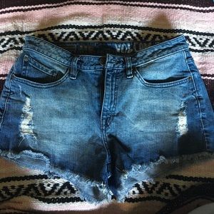 Volcom high waisted Jean shorts