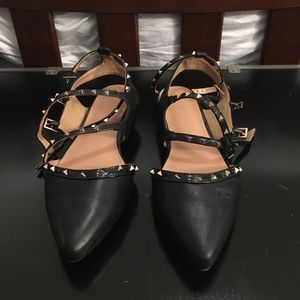 ALDO Stud Strap Flats