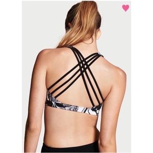 NWT Victoria's Secret Marble Crossback Sports Bra