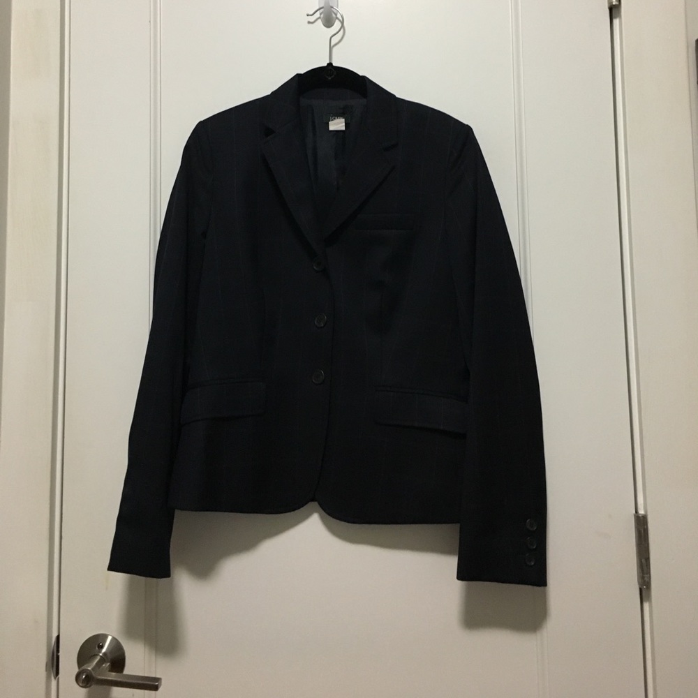 Jcrew navy 3 button blazer