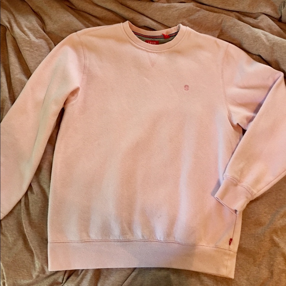 Baby pink Izod sweatshirt!