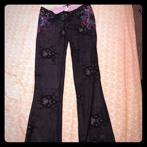 Lace and Sequin Pants