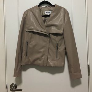Faux leather jacket