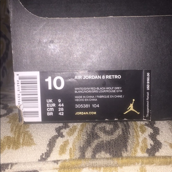 Jordan 8 "Alternate" - Picture 4 of 4