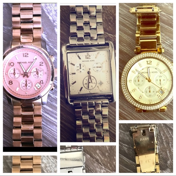 3 Michael Kors watches. See other listings